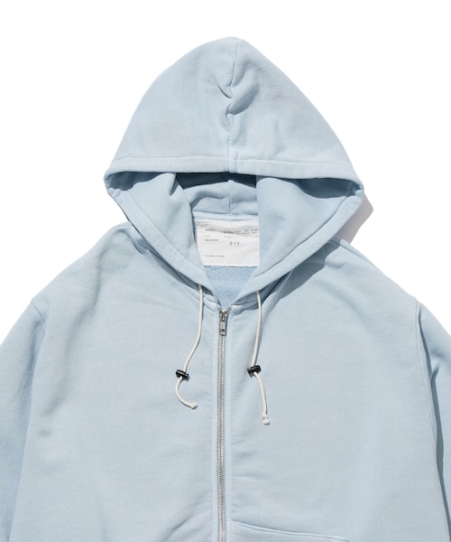 ADAM ET ROPE'（アダムエロペ）の「【CAMIEL FORTGENS/カミエル フォートヘンス】 ZIP HOODIE SWEAT OLD DYE（パーカー・メンズ・サックス・S）」の3枚目の写真