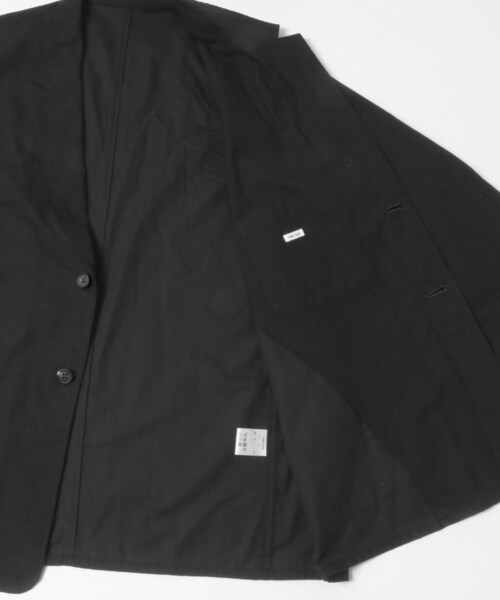URBAN RESEARCH(アーバンリサーチ)の「THE DAY BRUSHED COTTON JACKET(テーラードジャケット・メンズ・BLACK・2/3)」の6枚目の写真