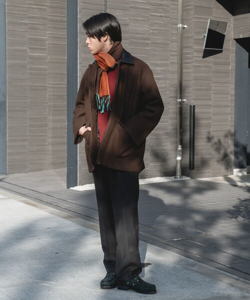 URBAN RESEARCH DOORS(アーバンリサーチドアーズ)の「ウールブレンドカバーオール(カバーオール・メンズ・CHECK/BROWN/BLACK・M/L)」の20枚目の写真