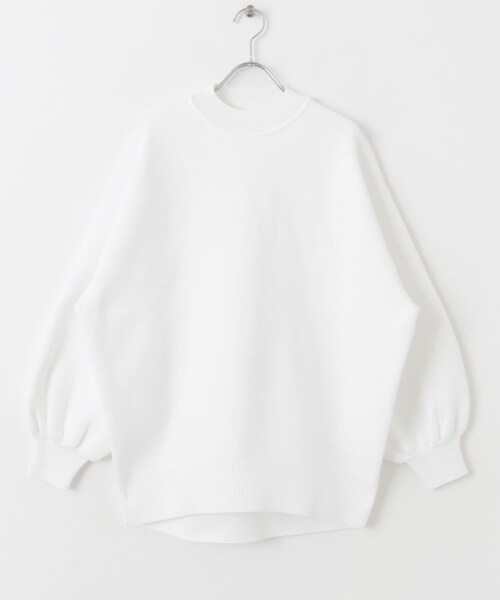 URBAN RESEARCH ROSSO（アーバンリサーチロッソ）の「ELENDEEK　FORM SLEEVE OVER KNIT（ニット/セーター・レディース・YLW/OWHT/BLACK/PPL・FREE）」の12枚目の写真