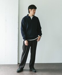 URBAN RESEARCH DOORS | 『仁村紗和さん着用』『UR TECH』完声2タックワイドトラウザー(その他パンツ)