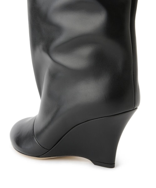 ADAM ET ROPE'（アダムエロペ）の「【J'aDoRe限定】【BRENTELLA（ブレンテッラ）】LATHYLAN / ウェッジロングブーツ（ブーツ・レディース・ブラック・35.5/36.5/37.5/38.5）」の18枚目の写真