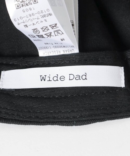 URBAN RESEARCH(アーバンリサーチ)の「Wide Dad HOMESICK DAD CAP(キャップ・メンズ・BLACK/ORANGE・Free)」の7枚目の写真