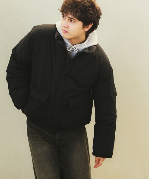 SENSE OF PLACE by URBAN RESEARCH(センスオブプレイスバイアーバンリサーチ)の「バルーンパデッドブルゾン(テーラードジャケット・メンズ・BLACK/NAVY/YELLOW・M/L)」の8枚目の写真