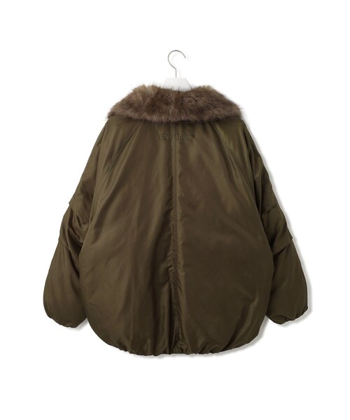 ADAM ET ROPE'（アダムエロペ）の「【STAND STUDIO（スタンド スタジオ）】Thilda Jacket（MA-1・レディース・カーキ・34）」の16枚目の写真