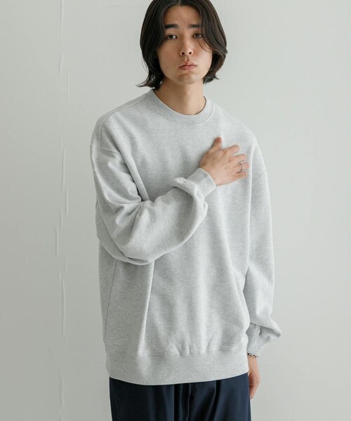URBAN RESEARCH（アーバンリサーチ）の「COMFORT CREWNECK SWEAT（スウェット・メンズ・GRAY/BLACK/BLUE GRAY/YELLOW・M/L）」の12枚目の写真