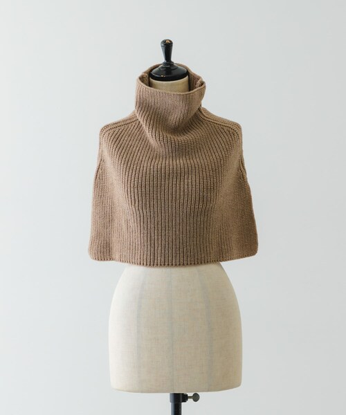 RODE SKO（ロデスコ）の「リブネックウォーマー（ネックウォーマー/スヌード・レディース・GRAY/BEIGE・one）」の2枚目の写真