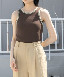 KBF | バイカラータンクトップ(タンクトップ)