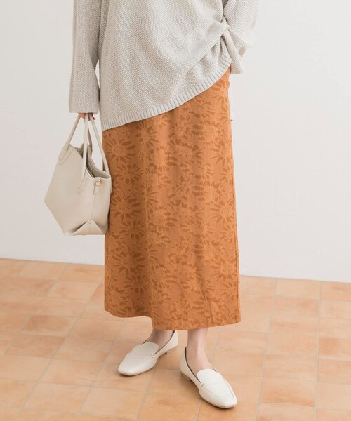 URBAN RESEARCH DOORS(アーバンリサーチドアーズ)の「ジャガードストレートスカート(スカート・レディース・IVORY/CAMEL・M)」の18枚目の写真
