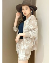 GYDA | original leaf ニット ブルゾン(カーディガン/ボレロ)