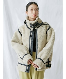 Ungrid | ボアムートンブルゾン(ムートンコート)