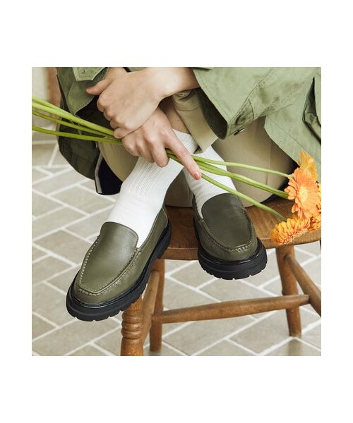 ing（イング）の「イング ing タンクソールモカデザインローファー （ドレスシューズ・レディース・BL/KH・225/22.5cm/230/23cm/235/23.5cm/240/24cm/245/24.5cm）」の10枚目の写真