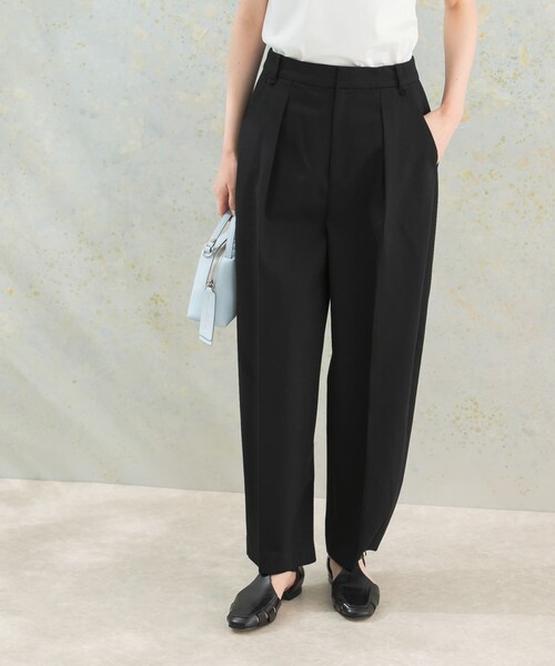 URBAN RESEARCH ROSSO（アーバンリサーチロッソ）の「タックコクーンパンツ（その他パンツ・レディース・off/beige/black・36/38）」の18枚目の写真