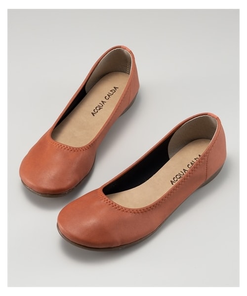 nissen（ニッセン）の「日本製ラウンドトゥカジュアルバレエシューズ（ワイズ３Ｅ）（バレエシューズ・メンズ・黒(スムース)/オーク/マスタード/アプリコット/シルバー/ネイビー(メッシュ)/黒(シアー花柄)/ネイビー花柄・SS=21.5~22.0cm/S=22.0~22.5cm/M=23.0~23.5cm/L=24.0~24.5cm/LL=24.5~25.0cm/3L=25.0~25.5cm/4L=25.5~26.0cm）」の7枚目の写真