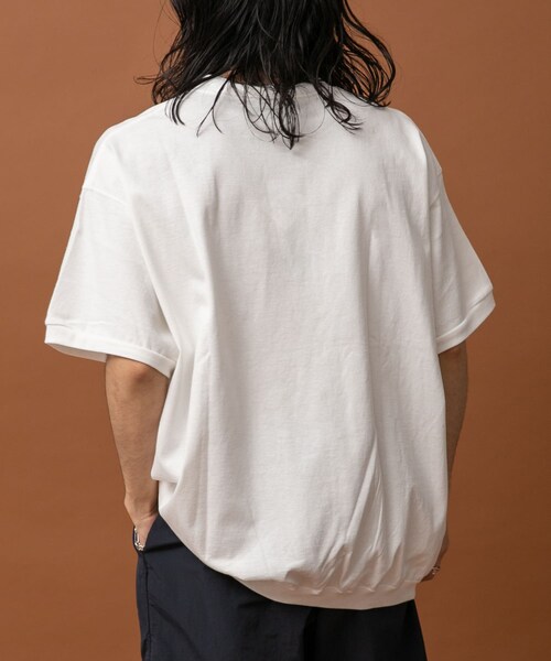 URBAN RESEARCH（アーバンリサーチ）の「RELAX FIT　リブTシャツ（Tシャツ/カットソー・メンズ・BLACK/WHITE/ASH/BROWN/L BLUE・FREE）」の8枚目の写真