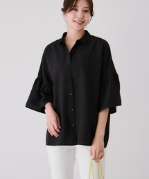 Jayro（ジャイロ）の「ギャザースリーブシャツ（シャツ/ブラウス・レディース）」
