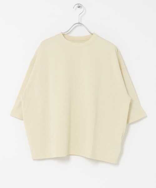 かぐれ（カグレ）の「ワイドTシャツ（Tシャツ/カットソー・レディース・OFF/NAVY/YEL BEIGE・Free）」の6枚目の写真