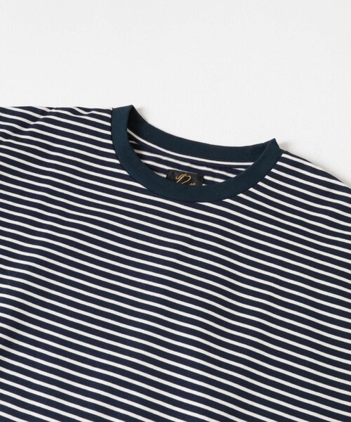 URBAN RESEARCH（アーバンリサーチ）の「Needles　Long-Sleeve Crew Neck T-shirts（Tシャツ/カットソー・メンズ・Nvy/Wht/Wht/Nvy・S/M/L）」の5枚目の写真