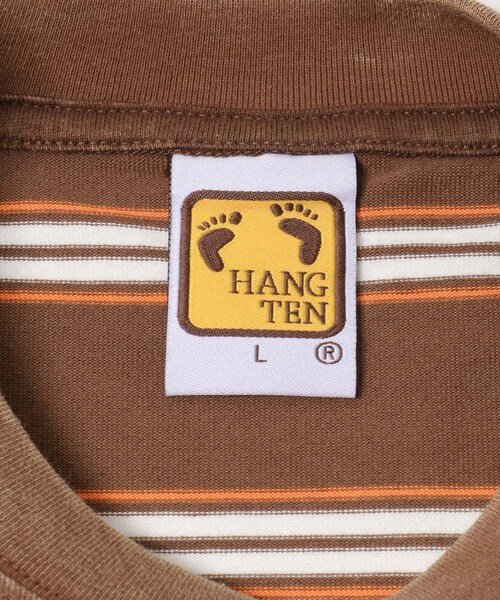 URBAN RESEARCH Sonny Label（アーバンリサーチサニーレーベル）の「HANG TEN　LA HOJJA BORDER T-SHIRTS（Tシャツ/カットソー・メンズ・OFF/BRWON・M/L）」の21枚目の写真