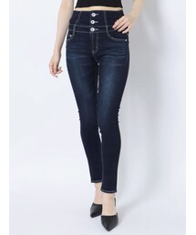 GYDA | H/W ウエストクロススキニーデニムパンツ(デニムパンツ)
