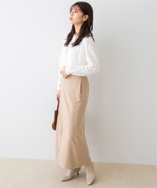 URBAN RESEARCH ROSSO（アーバンリサーチロッソ）の「F by ROSSO　ソフトウォームオーバーロンTEE（Tシャツ/カットソー・レディース・OFF WHITE/BLACK/G/MOCHA・Free）」の11枚目の写真