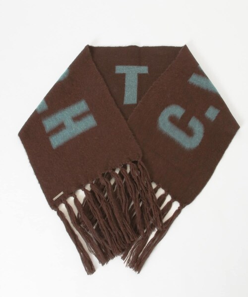 THE GOODLAND MARKET（ザグッドランドマーケット）の「cwtch　RWS Wool fringe Scarf（マフラー・レディース・BROWN/BLUE/GRAY・FREE）」の21枚目の写真