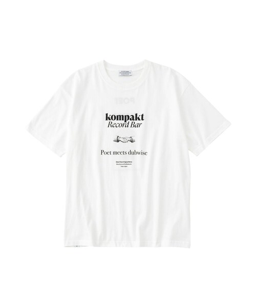 bonjour records(ボンジュールレコーズ)の「POET MEETS DUBWISE/ポエトミーツダブワイズ KOMPAKTRECORD BAR+PMD T-Shirt(Tシャツ/カットソー・レディース・ブラック/ホワイト・L/M/XL)」の3枚目の写真