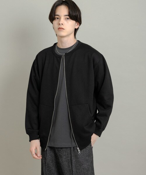SENSE OF PLACE by URBAN RESEARCH(センスオブプレイスバイアーバンリサーチ)の「ウラキモウクルーネックジップスウェット(スウェット・メンズ・BLACK/GRAY/IVORY・M/L)」の15枚目の写真