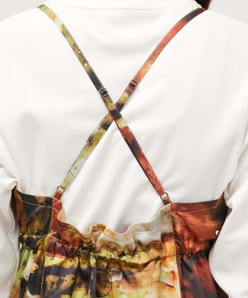 NERGY(ナージー)の「【Rico Ikeda×NERGY】2WAYドロストワンピース(ワンピース・レディース・イエロー/シルバー・F)」の12枚目の写真