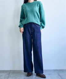 nissen | セミワイドデニムパンツ【Otona Purete】(パンツ)