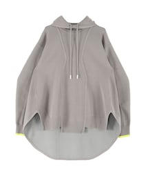 UN3D. | HOOD KNIT TENT TOP(ニット/セーター)