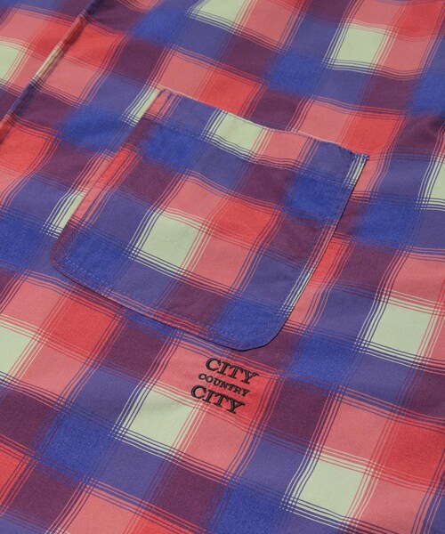 URBAN RESEARCH（アーバンリサーチ）の「CITY COUNTRY CITY　TASLAN NYLON CHECK SHIRT（シャツ/ブラウス・メンズ・BLACK/RED・L/XL）」の13枚目の写真