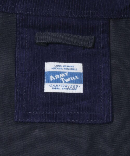 URBAN RESEARCH Sonny Label（アーバンリサーチサニーレーベル）の「ARMY TWILL　Duck Logger Jacket（カバーオール・メンズ・NAVY/KHAKI/BLACK・M/L）」の20枚目の写真