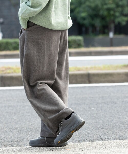 EKAL（エカル）の「ウールツィードパンツ（その他パンツ・レディース・モカグレー/ブラック・One）」の17枚目の写真