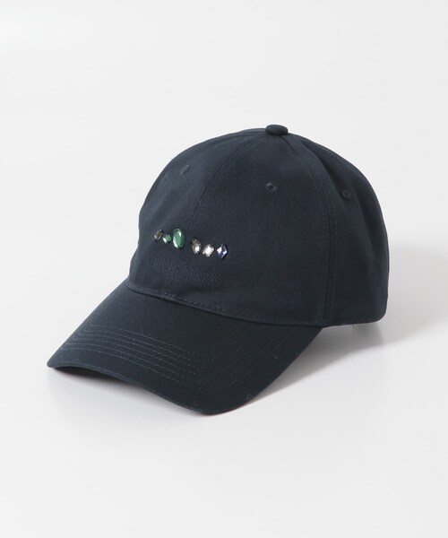 SENSE OF PLACE by URBAN RESEARCH(センスオブプレイスバイアーバンリサーチ)の「Gem Stone Twill Cap(キャップ・メンズ・BLACK/NAVY・one)」の9枚目の写真