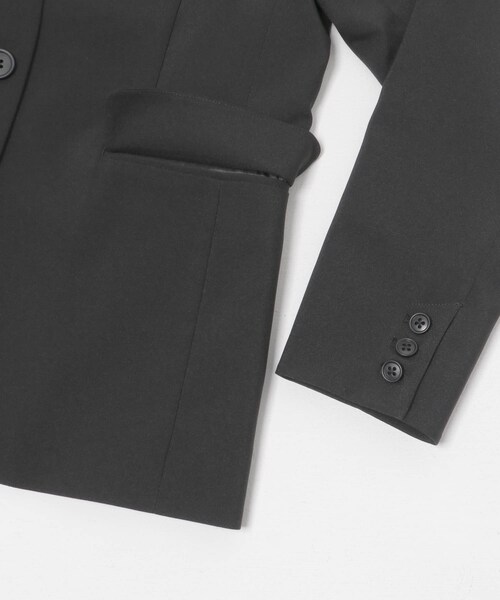 URBAN RESEARCH（アーバンリサーチ）の「『2サイズ展開』ノーカラージャケット（ノーカラージャケット・レディース・BEIGE/BLACK/NAVY・36/38）」の13枚目の写真