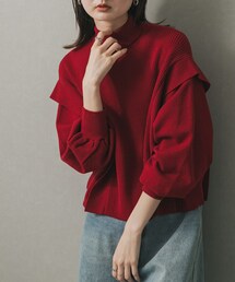 SENSE OF PLACE by URBAN RESEARCH | 『一部WEB限定カラー』ストレッチショルダータックセーター(ニット/セーター)