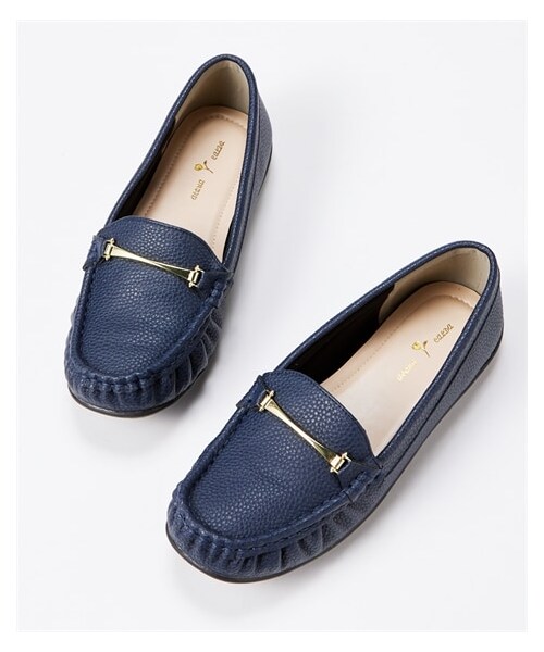 nissen（ニッセン）の「【ゆったり幅広】ビット付モカシン（低反発中敷）（ワイズ４Ｅ）（ローファー・メンズ・黒/グレージュ/シャンパンベージュ/ネイビー/ホワイト/マスタード/シルバー・M=23.0~23.5cm/4E/L=24.0~24.5cm/4E/LL=25.0~25.5cm/4E/3L=26.0~26.5cm/4E）」の21枚目の写真