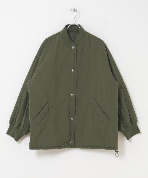 URBAN RESEARCH DOORS(アーバンリサーチドアーズ)の「FORK&SPOON SORONAリバーシブルブルゾン(ブルゾン・レディース・BLACK/BEIGE/KHAKI・1)」の12枚目の写真