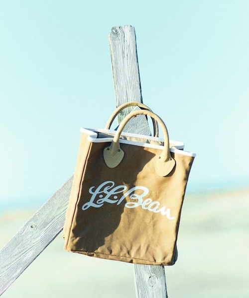 ADAM ET ROPE'(アダムエロペ)の「【J'aDoRe・店舗限定】【L.L.Bean for SALON(エル・エル・ビーン)】別注スクエアトートバッグ(トートバッグ・レディース・キナリ/ベージュ系・F)」の20枚目の写真