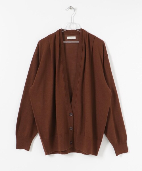 LAATO（ラート）の「WOOL KNIT CARDIGAN（ニット/セーター・レディース・セメント/クローブ・Free）」の6枚目の写真