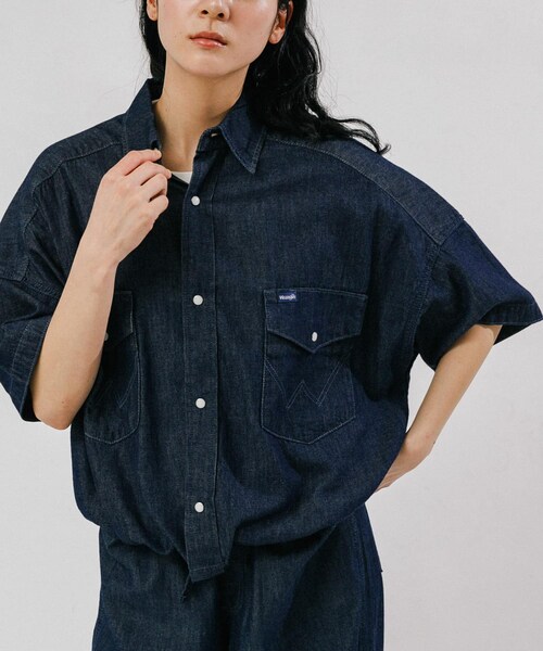 EKAL(エカル)の「『別注』Wrangler×EKAL ライトデニムワークシャツ(シャツ/ブラウス・レディース・USED/O.W・Free)」の15枚目の写真