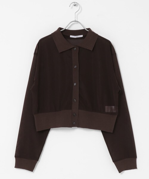 KBF(ケイビーエフ)の「シアーシャツカーディガン(シャツ/ブラウス・レディース・BLACK/BROWN・One)」の18枚目の写真