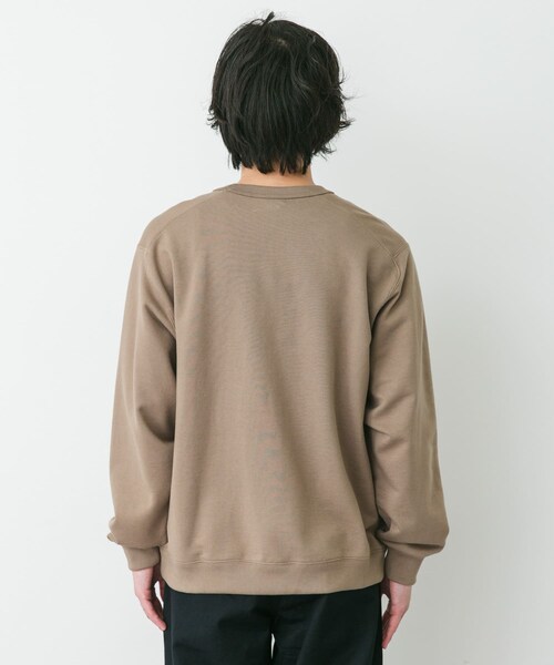 URBAN RESEARCH DOORS(アーバンリサーチドアーズ)の「STILL BY HAND PIMA COTTON SWEATSHIRTS(スウェット・メンズ・ASH WHITE/K.BEIGE/INK BLACK・46/48)」の11枚目の写真