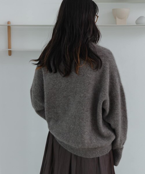 URBAN RESEARCH(アーバンリサーチ)の「FOX/CASHMEREルーズニット(ニット/セーター・レディース・L.PINK/TOP BROWN/BLACK・FREE)」の15枚目の写真