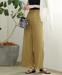 nissen | メロウ変形プリーツパンツ(パンツ)