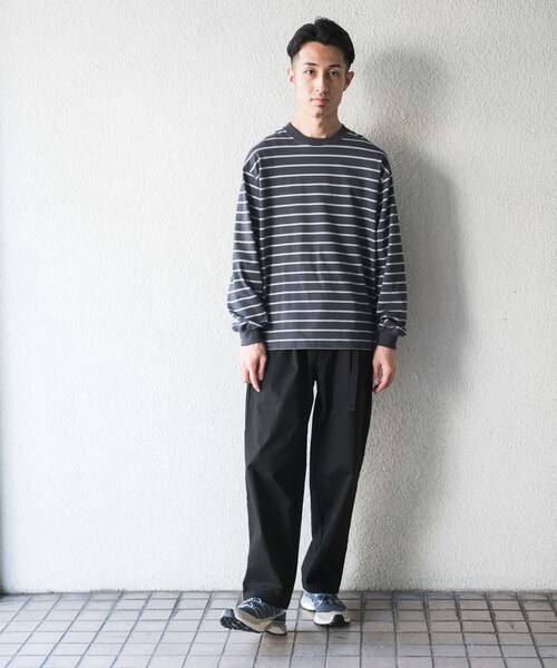 URBAN RESEARCH DOORS(アーバンリサーチドアーズ)の「ウェビングベルトチノパンツ(その他パンツ・メンズ・BLACK/CHARCOAL/MOCHA/OLIVE・S/M/L)」の12枚目の写真