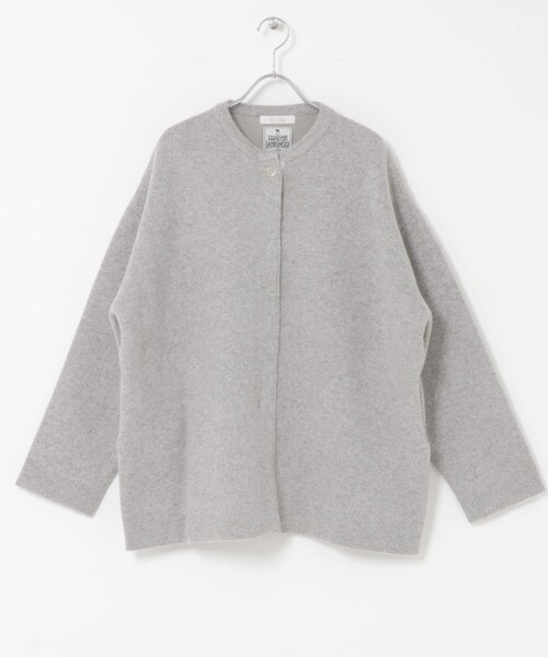 URBAN RESEARCH ROSSO（アーバンリサーチロッソ）の「F by ROSSO　ハミルトン接結ニットコート（テーラードジャケット・レディース・L/GREIGE/GRAY/D/CHERRY・Free）」の18枚目の写真