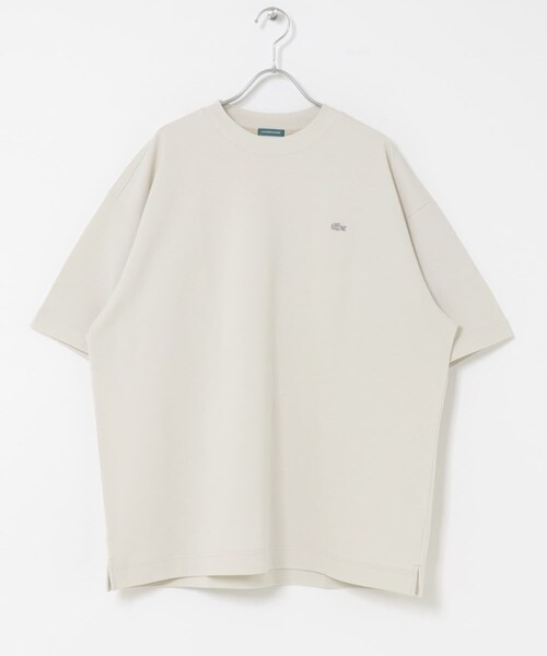 URBAN RESEARCH DOORS(アーバンリサーチドアーズ)の「『別注』LACOSTE×DOORS MOSS STITCH SHORT-SLEEVE T-SHIRTS(Tシャツ/カットソー・メンズ・HAMMAM/SOJA/BUFFALO/GRAPHITE・3/4/5)」の13枚目の写真