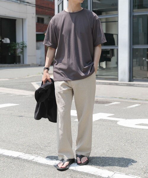 ITEMS URBANRESEARCH（アイテムズ アーバンリサーチ）の「『UVカット』汗染み防止×吸水速乾Tシャツ（Tシャツ/カットソー・メンズ・WHT/OLV/CHA・M/L）」の17枚目の写真